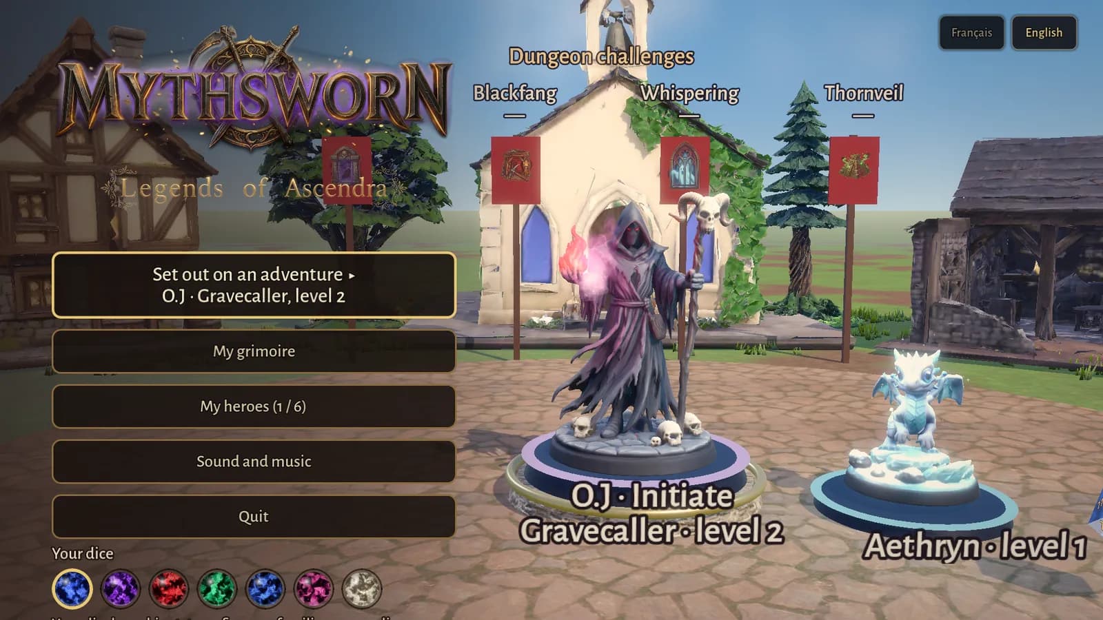 Title screen