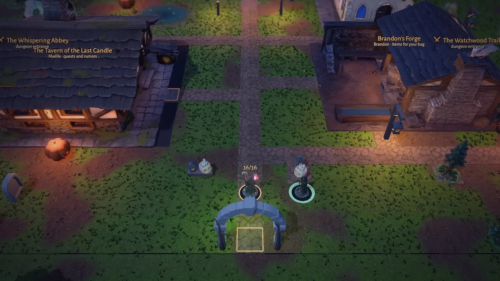 Wardens' Rest, Night