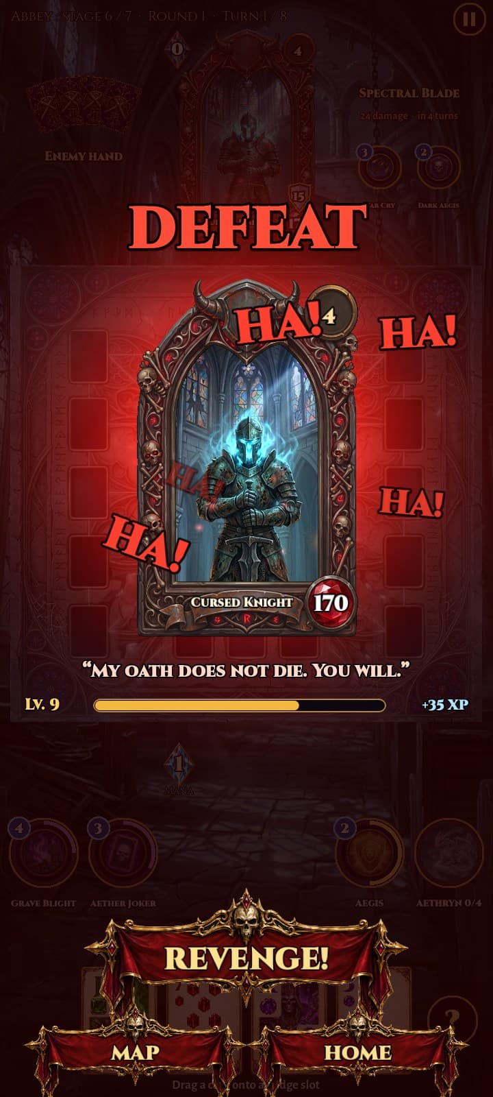 Defeat